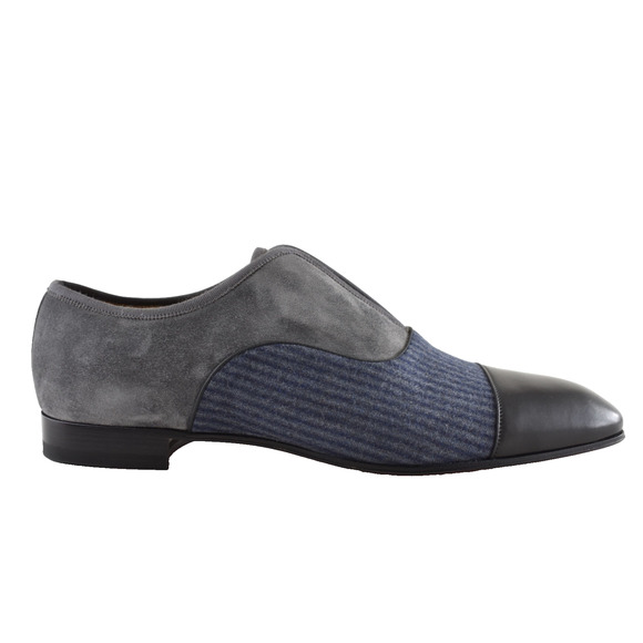 Christian Louboutin Mens Alpha Male Flat Black Grey Blue Dress Slip Loafer 43 10 main image 11
